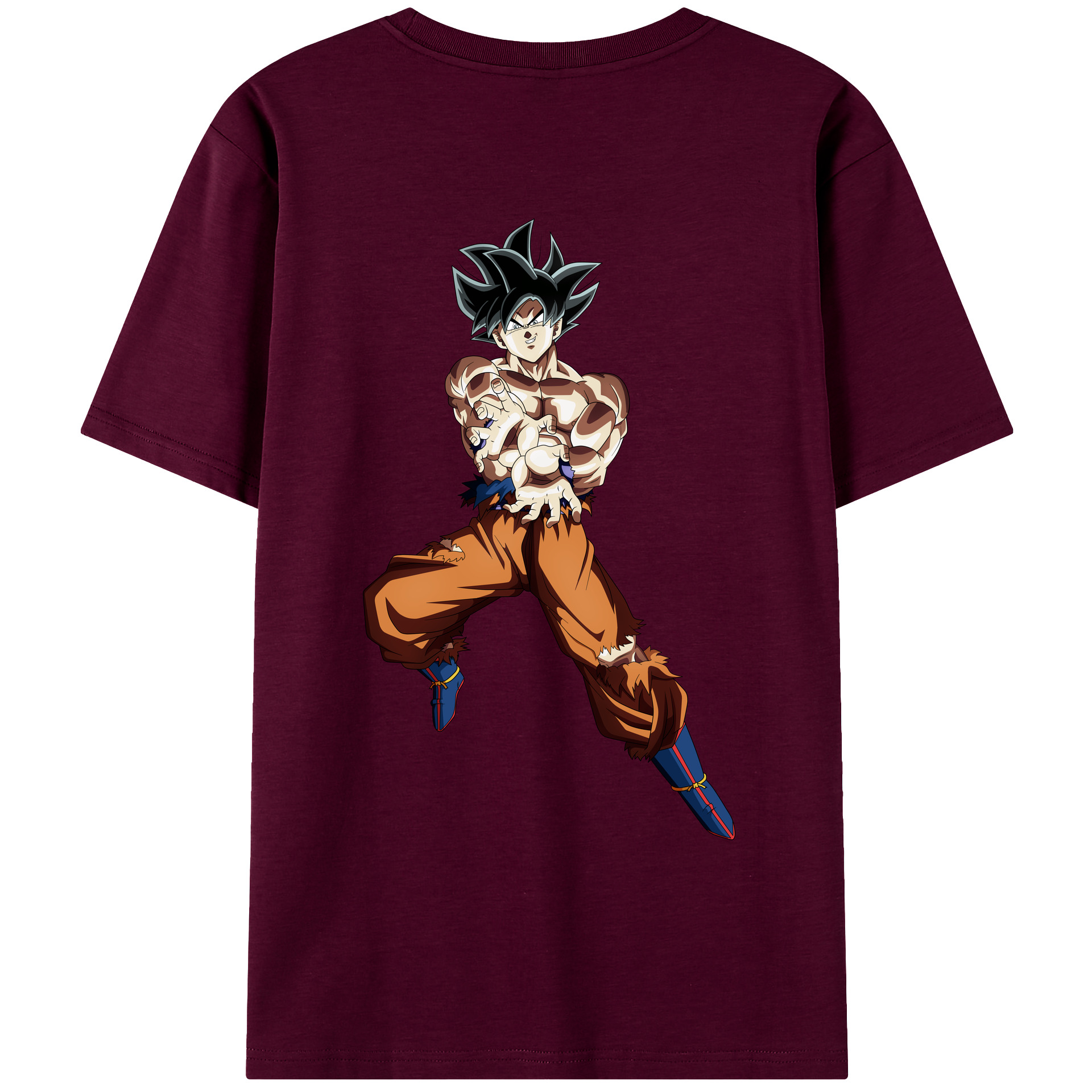 （画像用） ドラゴンボール 孫悟空（そん ごくう）Son Goku カカロット DRAGON BALL Kakarotto レディース半袖Tシャツ(バックプリント)